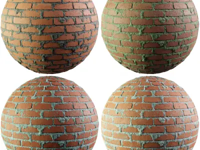 Brick Wall With Mortar - Seamless Texture