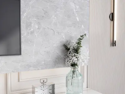 TV WALL NO34 A 3D model