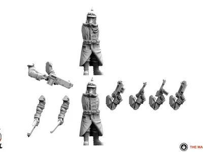 Valour Korps - Sergeant Bernhard 3D print model