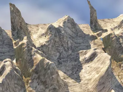 Mountains 3D model purchase