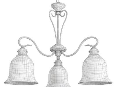 TANGLEWOOD DOWNLIGHT CHANDELIER Low-poly 3D model