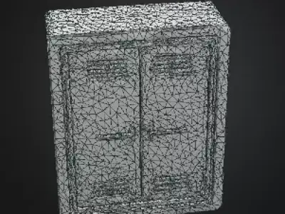 Supply Locker Low-poly 3D model
