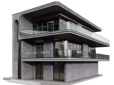 MODERN HOUSE NO43 A 3D model