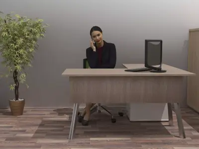 Boss Office 4K 3D model