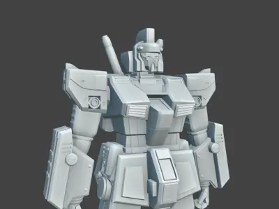 Gundam Alex robot 3d model  3D model