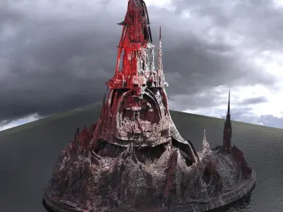 Castle greyscull  3D model