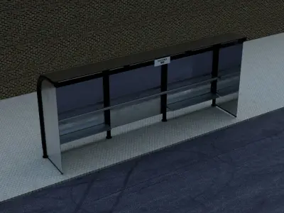 Halte Bus 3D model