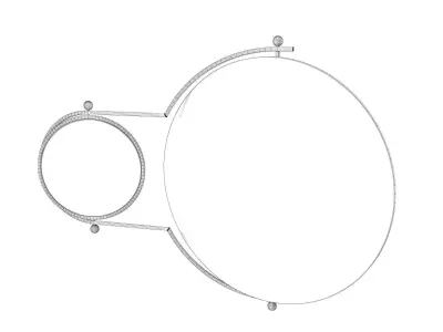 Orbit Wall Mirror Free 3D model