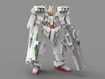 ASW-G-08 Gundam Barbatos Custom Defender 3D model