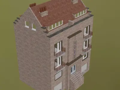Unkeler Str 23 50939 Koln Germany Low-poly 3D model
