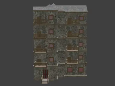 House Model 33 Low-poly 3D model
