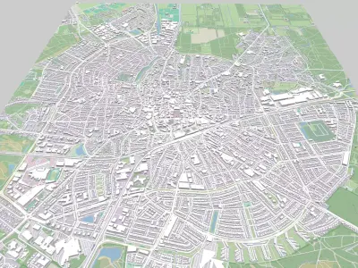 Cityscape Amersfoort Netherland  3D model