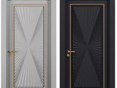 Entrance door set122 3D model