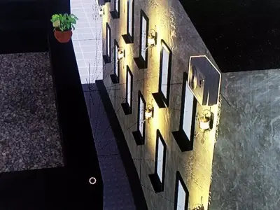 street Low-poly 3D model