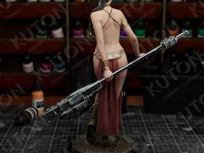 Princess Leia 3D print model