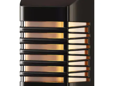 IP54 Outdoor Home Waterproof Fence Deck Garden Wall Lamp LED  3D model