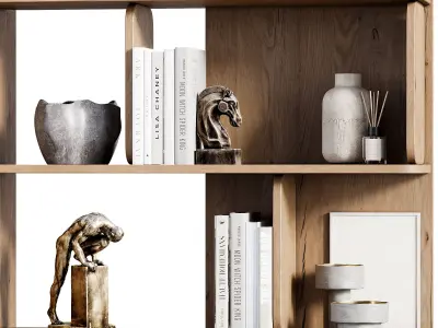 Shelves Decorative - Rack Set 17 3D model