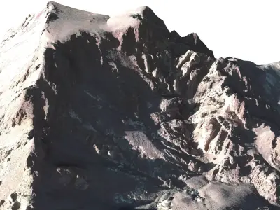 Mountain landscape 3D model 13