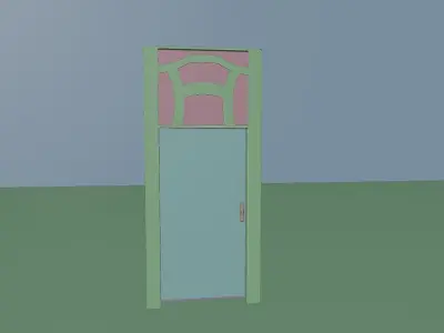White Door  3D model