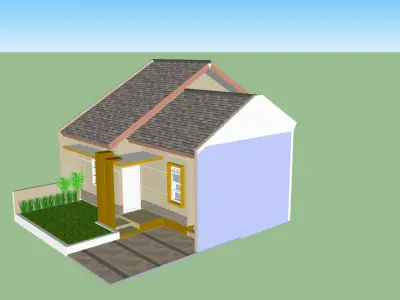 Type 50 House Design 3D model