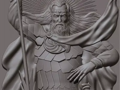 God Zeus  3D model