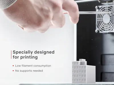 3D Print miniature building RB-US-NY-018 3D print model