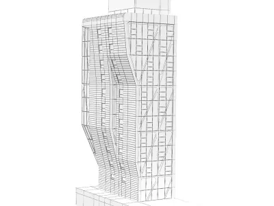 Building 515 W 23rd St New York 3D model