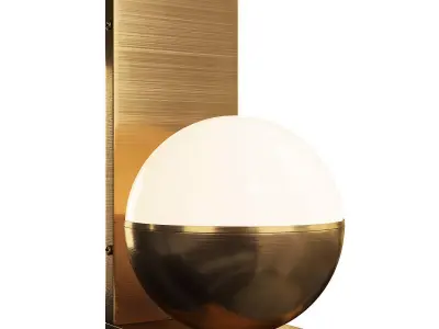 Akova Wall Sconce Low-poly 3D model