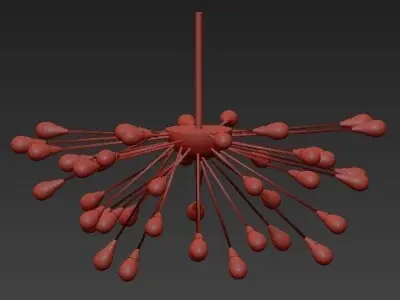 Original Sputnik Kronleuchter 3D model