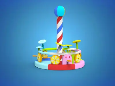 Playground for kids 3D model buy