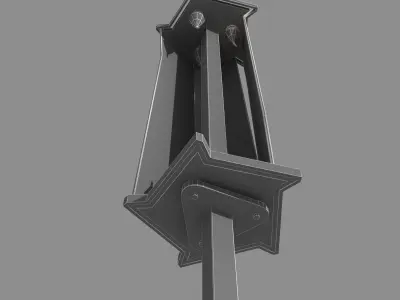 Max Ingrand - Fontana Arte - Floor lamp 3D model