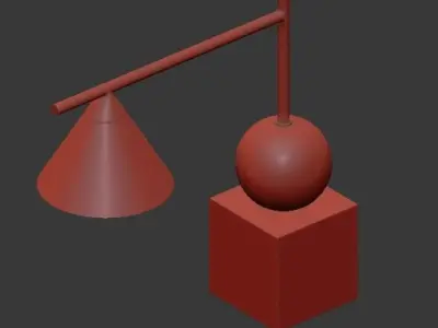 Kelly Wearstler CLEO FLOOR LAMP designed by Kelly Wearstler 3D model