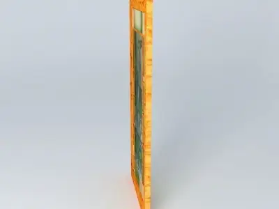 French Doors Craftsman Glassby Ray Bradley Free 3D model