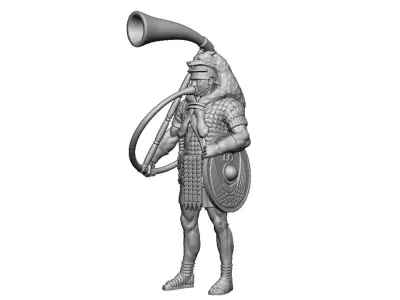 Cornicen 1 idle 3D print model