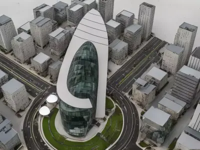 skyscraper ultra modern Building Low-poly 3D model