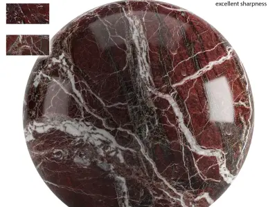 Red marble v2 - 6 textures at 8k Texture