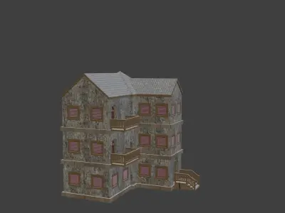 House Model 23 Low-poly 3D model