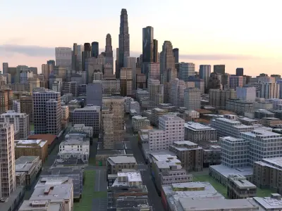 City 62 Low-poly 3D model