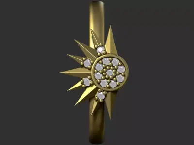 Ring Sun 3D print model purchase