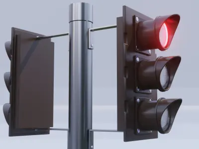Street Traffic LIght 3D model
