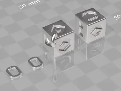 Han Solo Lucky Dice Free 3D print model