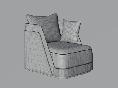 Bentley Armchair 3D model