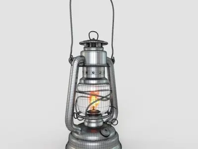 LAMP - by - JustTomas Low-poly 3D model