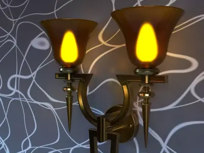 Wall Light Classic 3D model