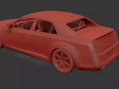 Chrysler 300 SRT8 2012 3D print model