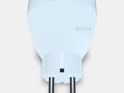 TRADFRI Wireless control outlet Low-poly 3D model