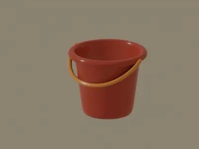 Toy Bucket 3D model