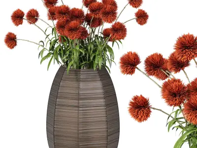 artificial flower bouquet 3D model