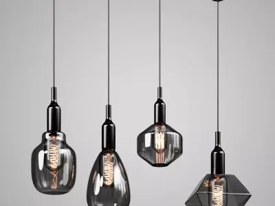 decorative pendant lamp for home LP-773 3D model