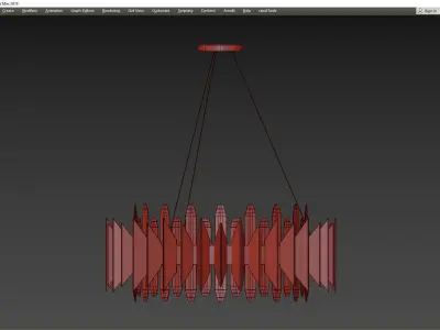 STUNNING CHANDELIER 2 Low-poly 3D model